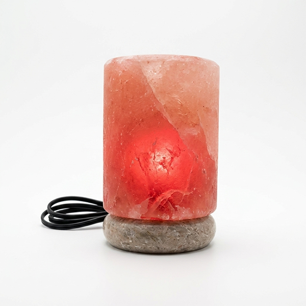 BUX Cylinder Shape Salt Lamp USB Multi Color
